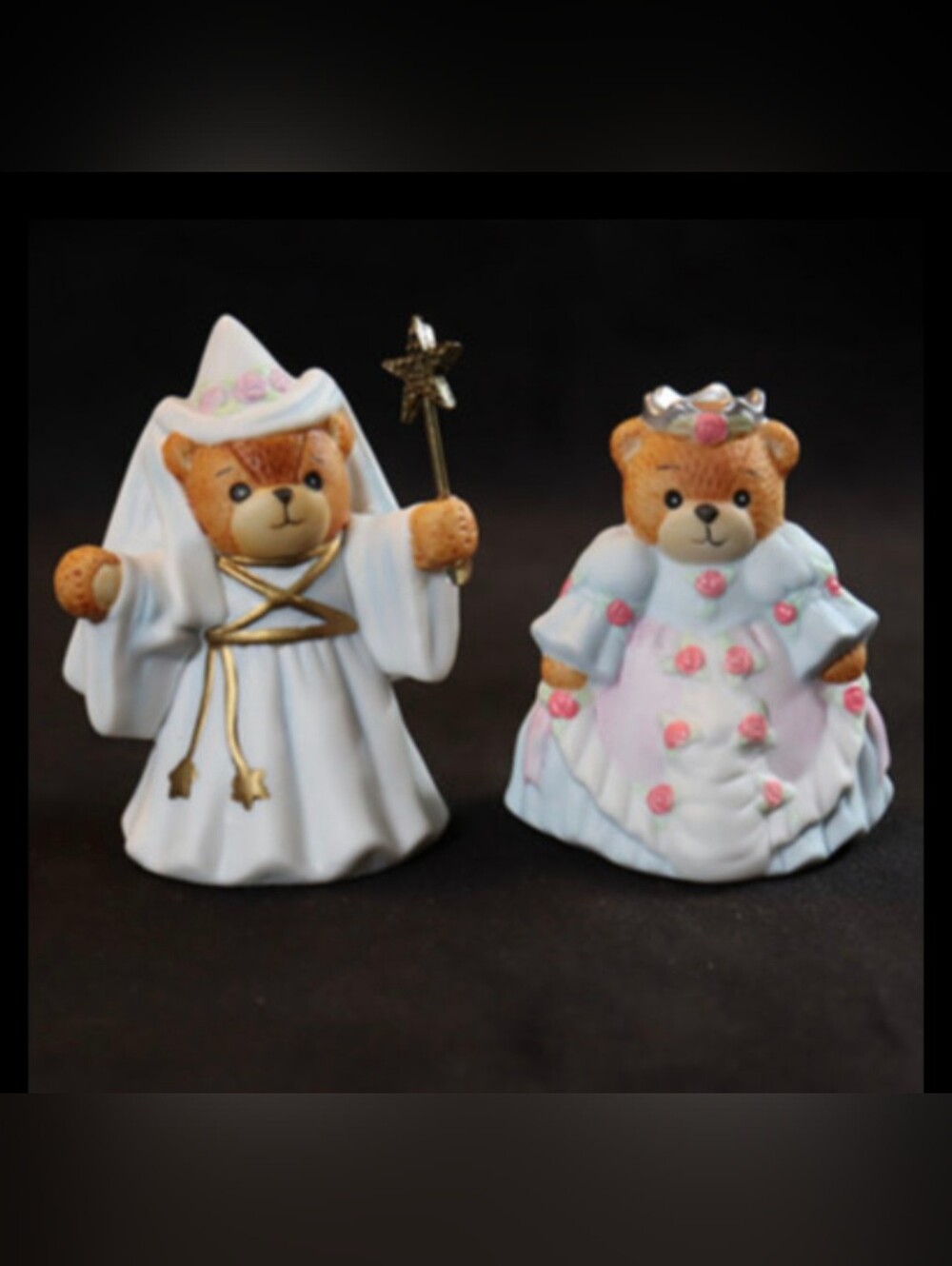 Vintage Lucy and Me Cinderella & Fairy Godmother Bear Figures